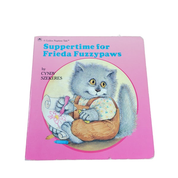 Suppertime For Frieda Fuzzypaws A Golden Naptime Tale 1985 Board Book P1279