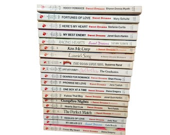 Sweet Dreams Choose Title Series Vintage Teen YA Romance 80s Books Paperback Fiction