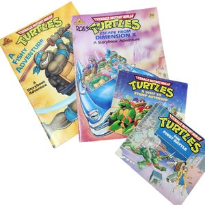 TMNT Teenage Mutant Ninja Turtles Scegli il titolo Libri Tascabili Vintage
