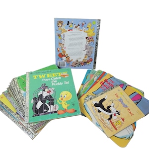 LOONEY TOONES Golden Books Hardcovers Golden Shapes Paperbacks 80s 90s  Build A Book Lot Set Bundle Collection Choose Titles Vintage