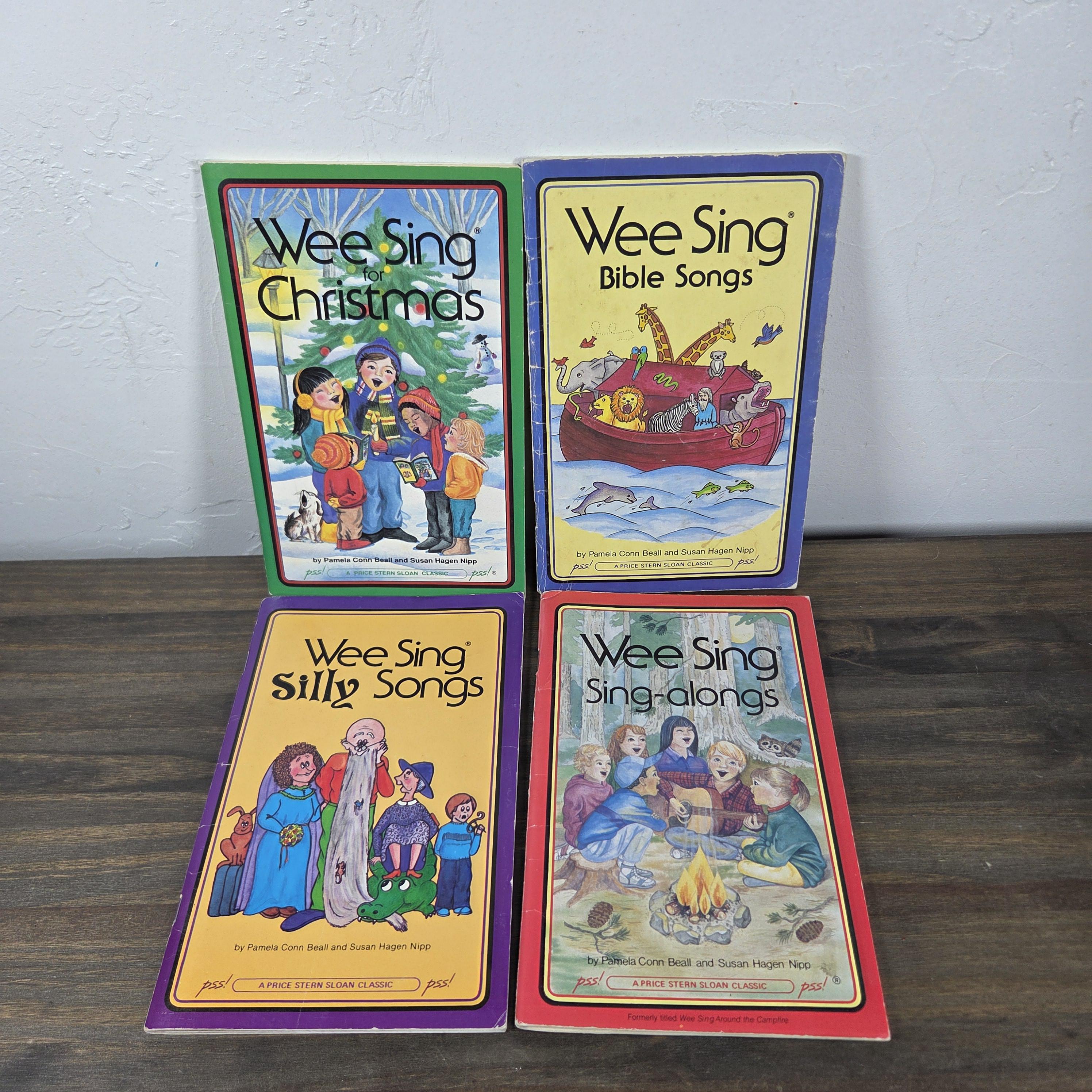 Wee Sing Singalong Books NO CASSETTES Lot of 4 L3959 - Etsy