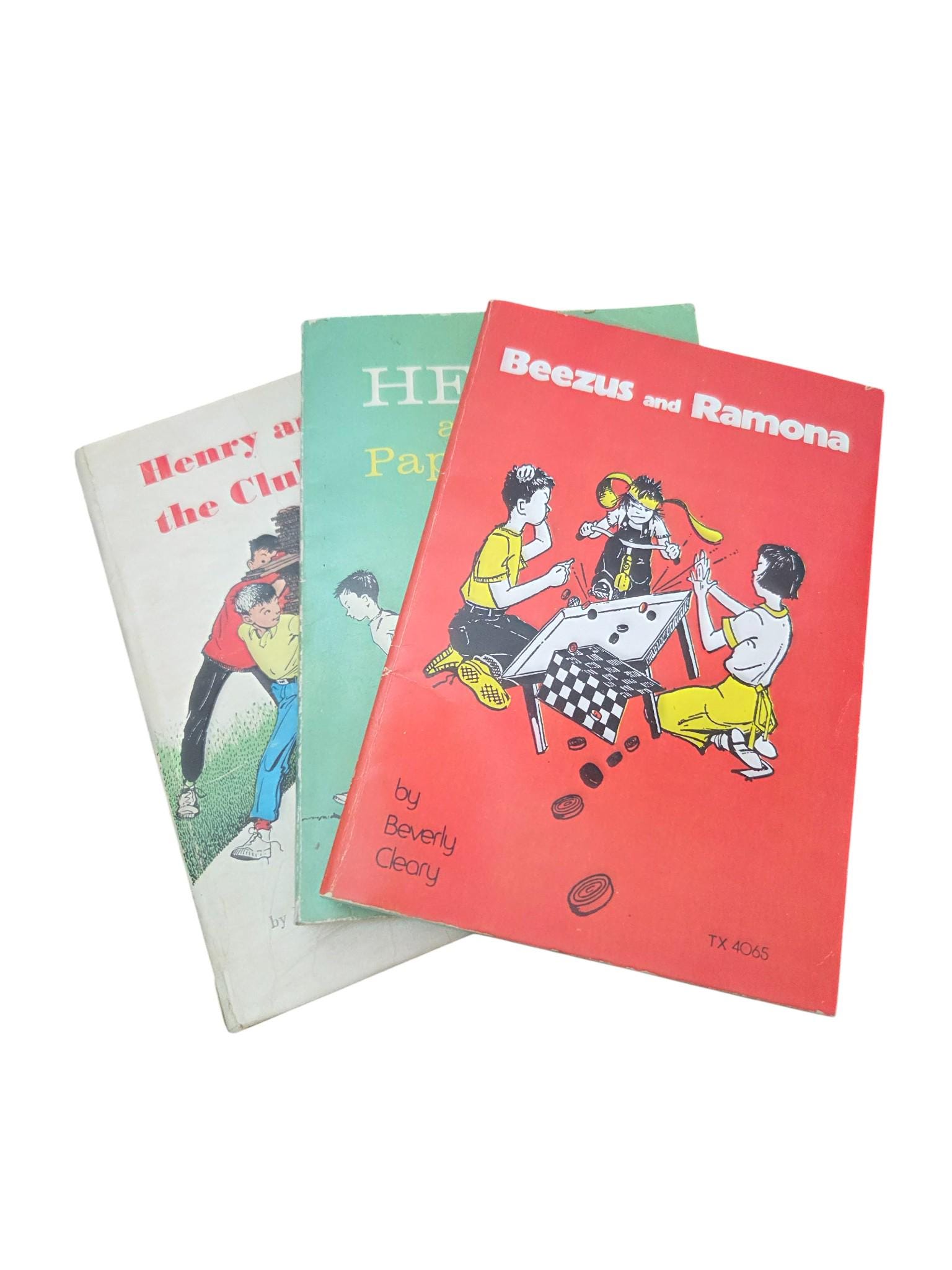 Beverly Cleary Henry Beezus Ramona Book Bundle of 3 L3547 - Etsy