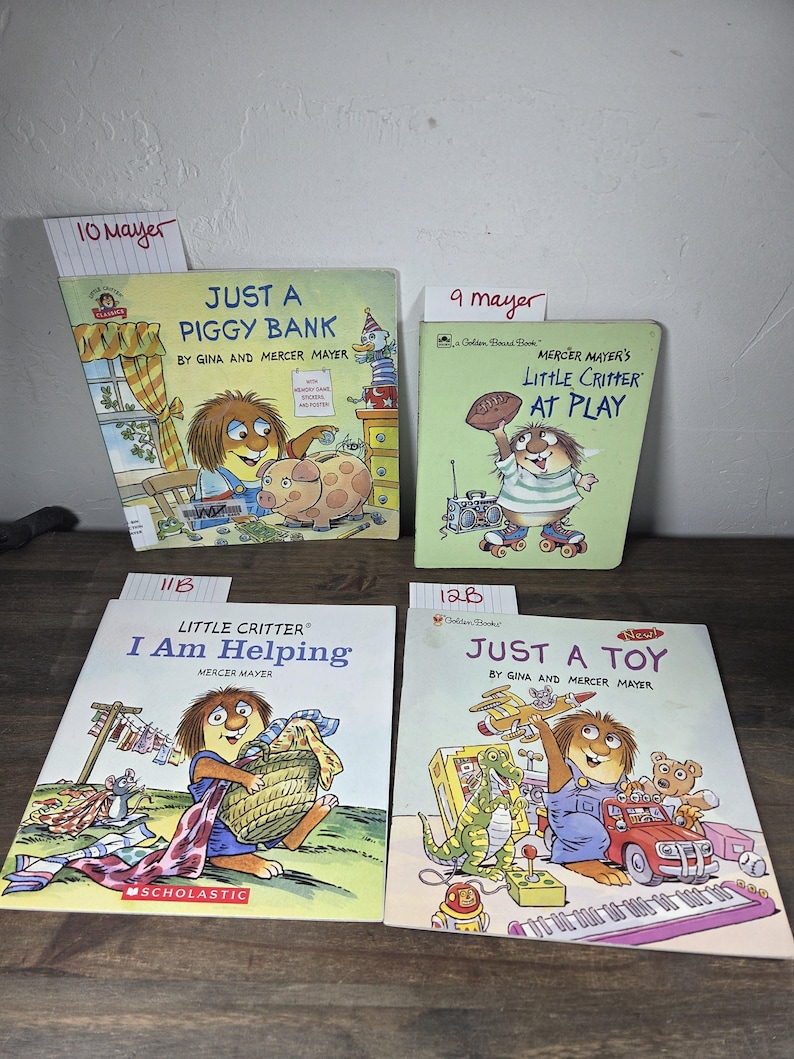 MERCER MAYER Little Critter Monster Critter Kids Series Build a Book Lot Choose Titles Picture Childrens Paperback PIcture Books BB image 4