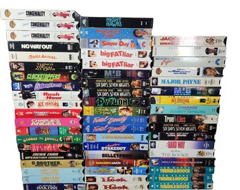 Action Adventure Comedy VHS CHOOSE TITLES Video Cassette Tapes Movies Vintage 80s 90s aac