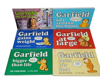 GARFIELD COMIC BOOKS Build a Book Lot Choose Titles by Jim Davis 80s Vintage