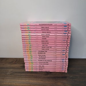 GIRL TALK Bubble Gum Mystery Build a Book Bundle Choose Titles Chapter Books 80s by L.E. Blair