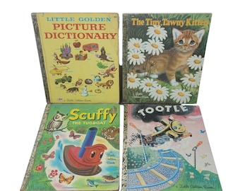 LITTLE GOLDEN BOOKS 1968 Squares Back Choose Titles Vintage - Etsy