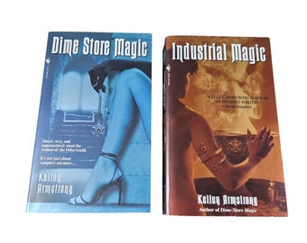 Dime Store Magic Industrial by Kelley Armstrong Bundle Lot of 2 Paperback Books  L3244