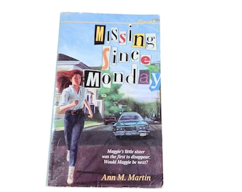 Missing Since Monday di Ann M Martin Libro tascabile 1986 Vintage 4295