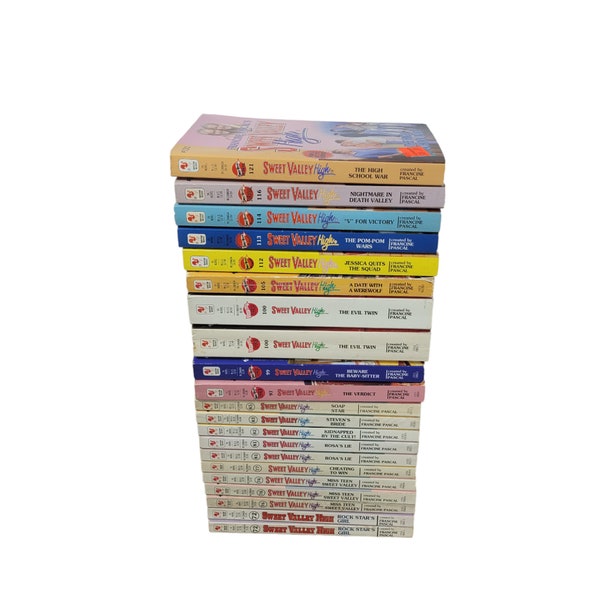 SWEET Valley HIGH HIGHER #  Build a Book Lot Choose Titles Francine Pascal 80s Young Adult Novels Fiction 71-140