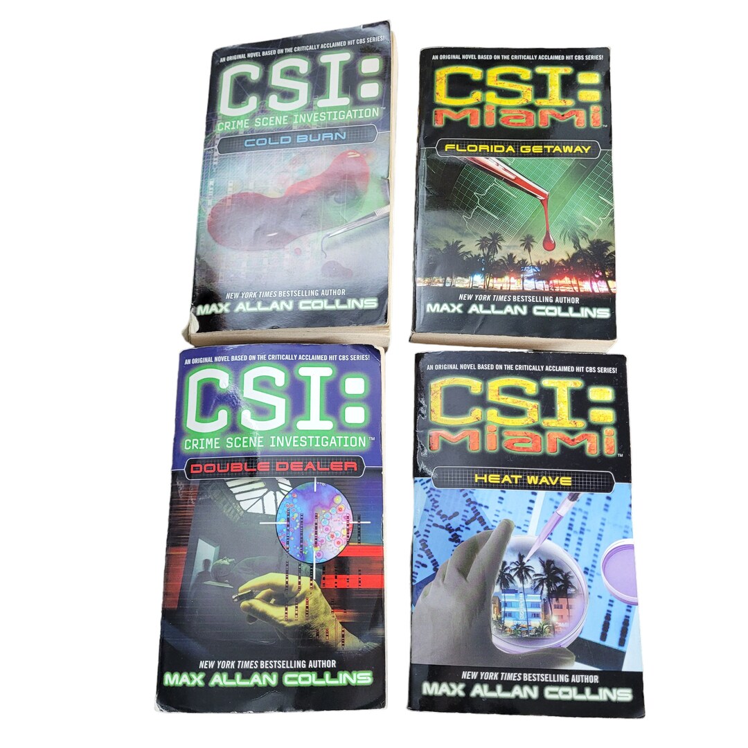 CSI Crime Scene Investigation Series Paperback Tv Tiein Books Max
