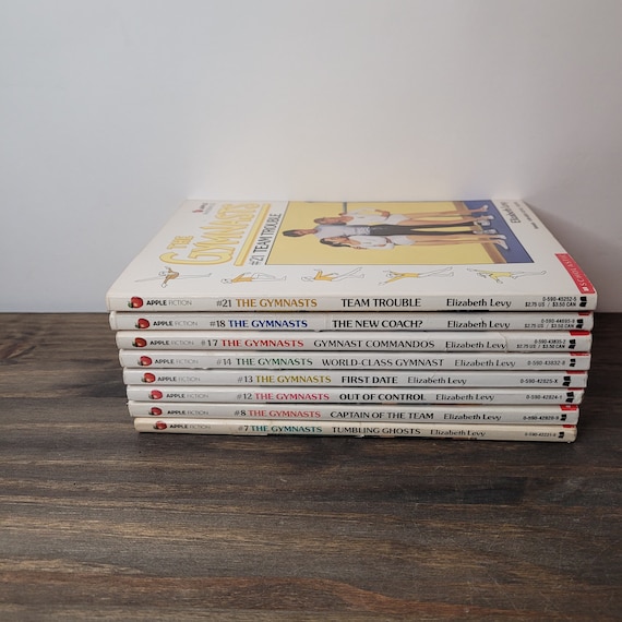 Build a Book Lot Choose Titles the Gymnasts by Elizabeth Levy 90s