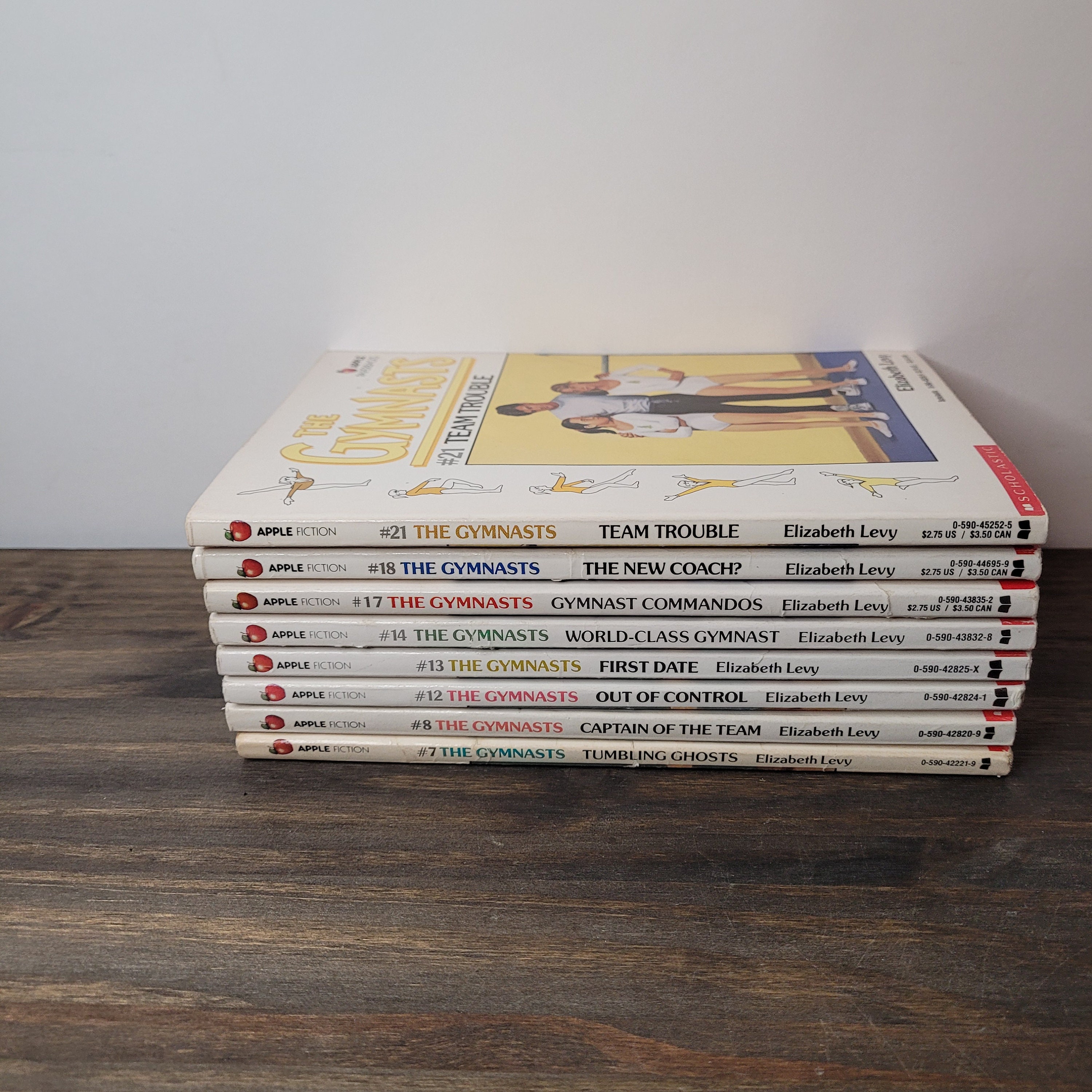 Build a Book Lot Choose Titles the Gymnasts by Elizabeth Levy 90s
