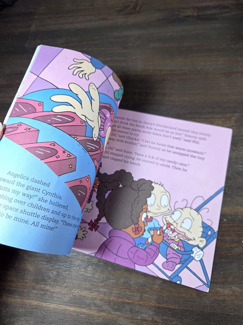 Rugrats Here Comes Santa Series Paperback 90s Nickelodeon Cartoon P2410 ...