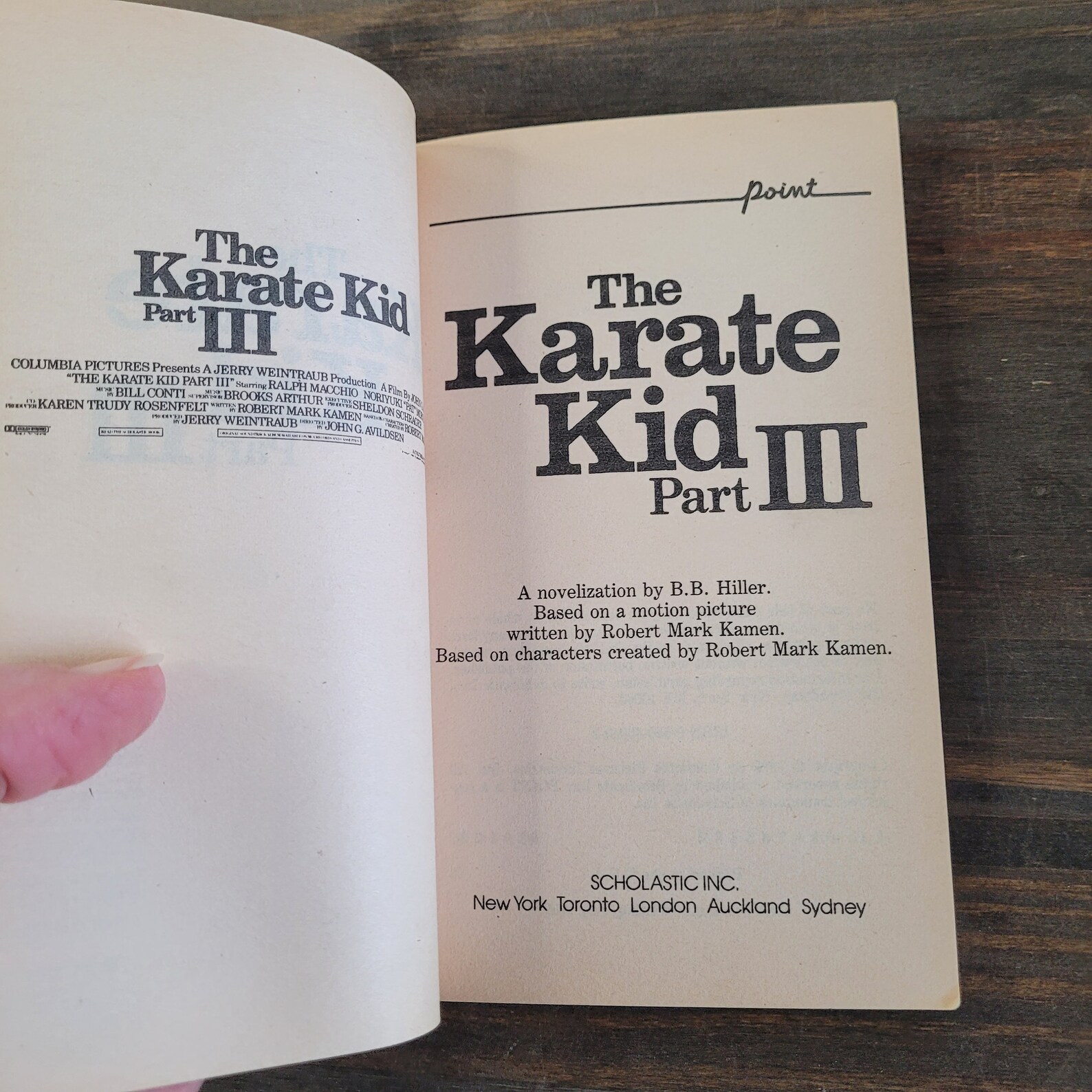 The Karate Kid Book Part 3 RARE Vintage Novelization Paperback Etsy