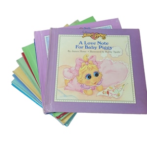 MUPPET BABIES BOOKS Build a Book Bundle Lot Set Hardcover Jim Henson Fozzie Weekly Reader 80s