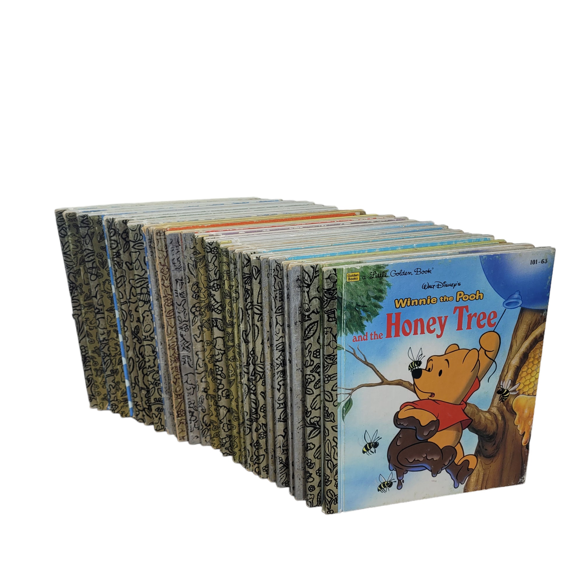 Winnie the POOH DISNEY Little GOLDEN Books Build A Book Lot