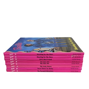 BARBIE & FRIENDS Book Club Build a Book Lot Choose Titles Hardcover Grolier Book Club 90s