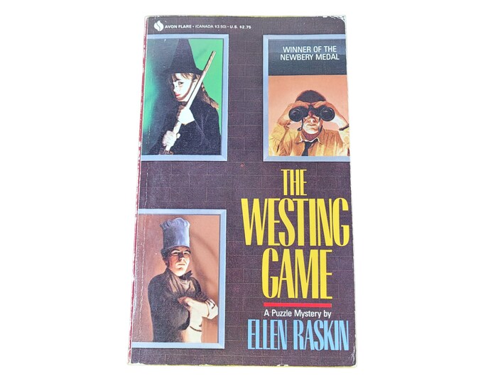 The Westing Game by Ellen Raskin Vintage Paperback Book 90s 3171 - Etsy