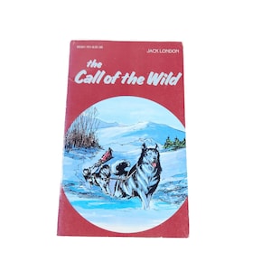 Call of the Wild by Jack London 1984 Red Paperback Book 4403