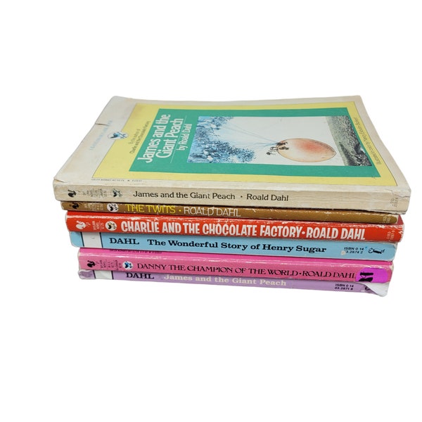 RONALD DAHL Build a Book Lot - Choose Titles Paperback Books Chocolate Factory Twits Danny Henry Sugar James Charlie