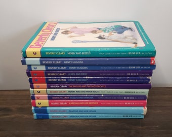 BUILD a Book LOT - Choose Titles Beverly Cleary Paperback Chapter Books Ramona Beezus Henry Avon Camelot 1990s