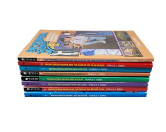 Encyclopedia Brown Series by Donald Sobol Paperback Books Build A Book lot Choose Titles Bantam Skylark