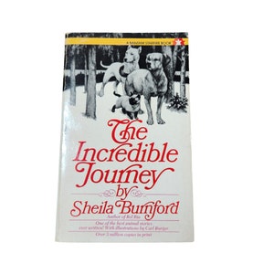 The Incredible Journey di Sheila Bumford Capitolo Libro Copertina flessibile 1996 4592