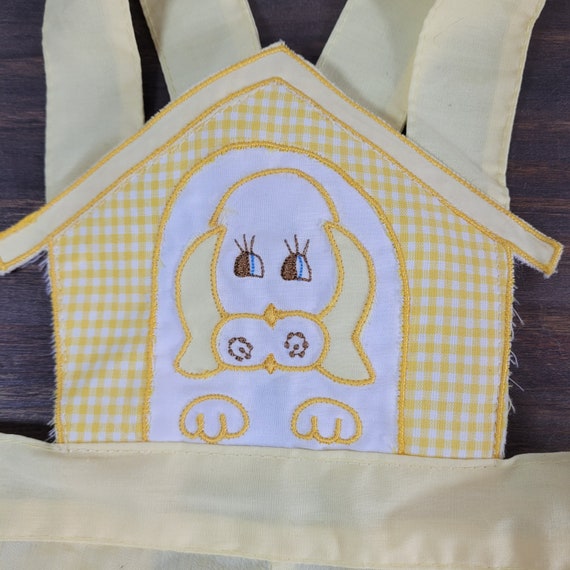 Kmart Baby Jumper Dog Embroidered Yellow One Piec… - image 2