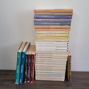 CHRONICLES OF NARNIA Build a Book Lot Choose Titles  Collection Choose Titles C.S. Lewis Books 70s Lion Witch Wardrobe Hardcovers Softcovers