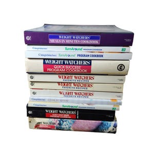 Weight Watchers Cookbooks Vintage Choose Title Points Core Quick Start Turnaround Exchanges 80s 90s 2000s