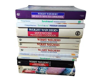 Weight Watchers Cookbooks Vintage Choose Title Points Core Quick Start Turnaround Exchanges 80s 90s 2000s