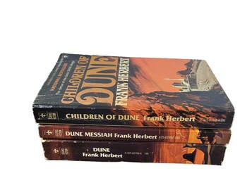 Children Of Dune Dune Dune Messiah By Frank Herbert Vintage Paperback Ace Bundle Lot of 3 L2442