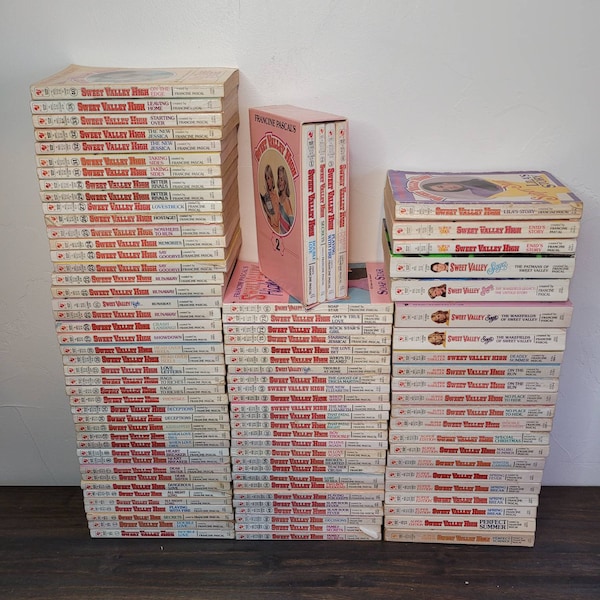 BUILD A Book Lot Sammlung Wählen Sie Titel Sweet Valley High Francine Pascal 80er Jahre Young Erwachsene Romane Fiction