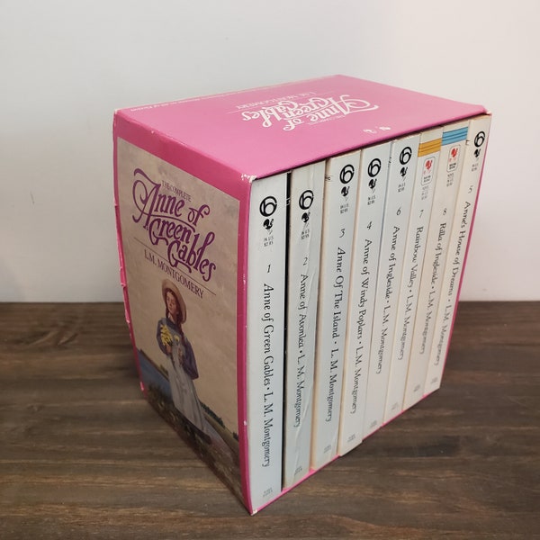 Anne of Green Gables Boxed Set by Lucy Maud L.M. Montgomery Books 1-8 1987 5.17