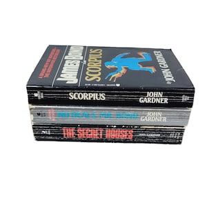 James Bond Scorpius No Deal Mr Bond The Secret Houses Lot of 3 Paperback James Gardner Book 1988  L713