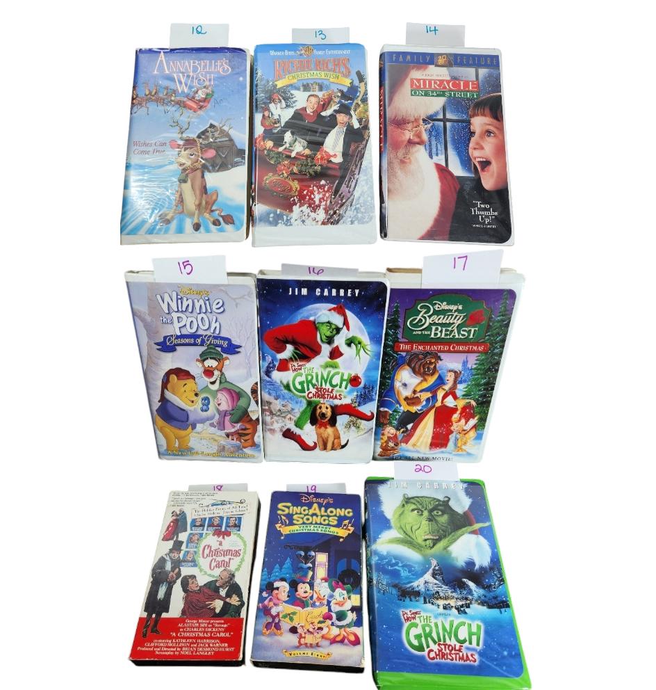 VHS タイトルを選択 ホリデー クリスマス イースター 子供向け