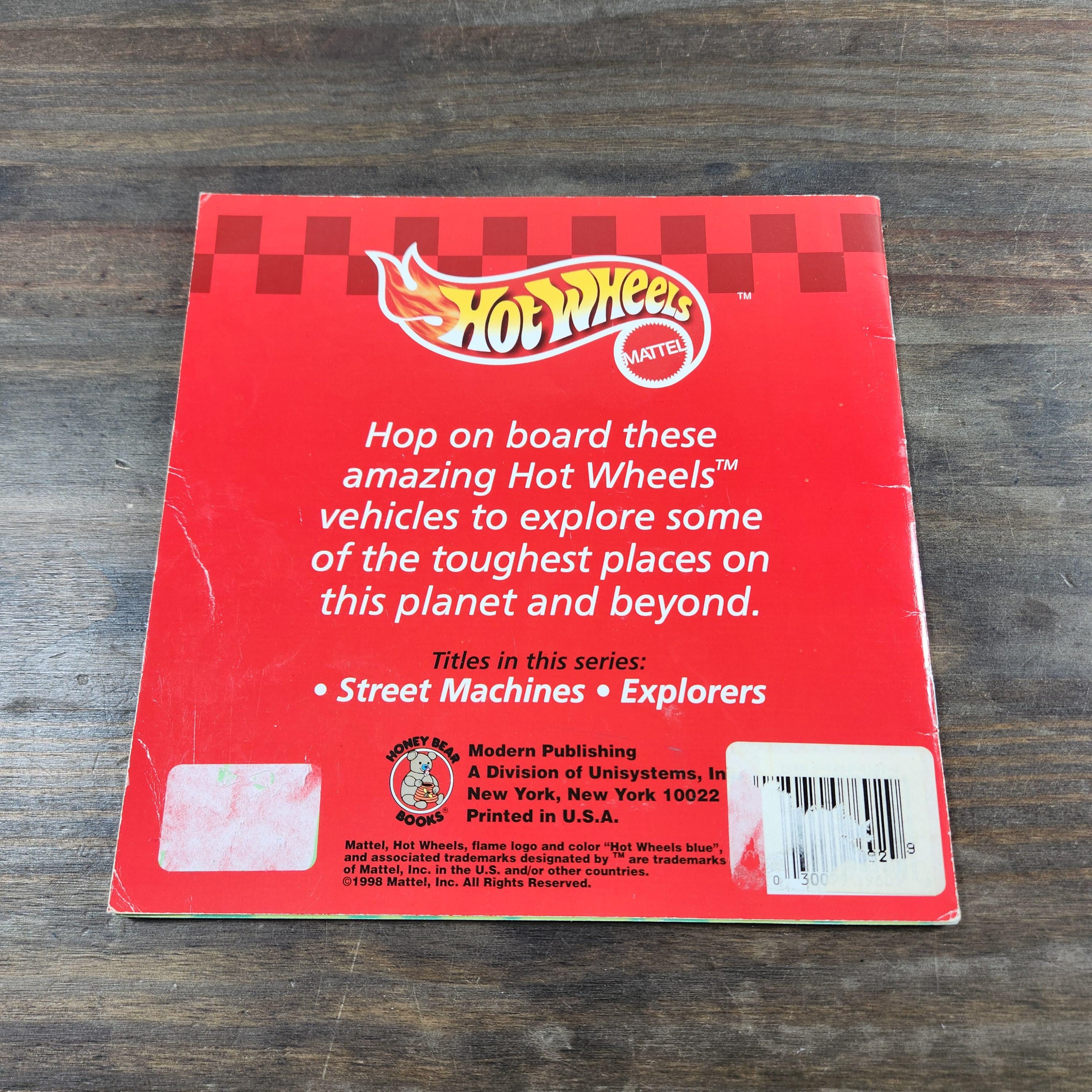 Mattel Hot Wheels Exploreres Paperback Book Vintage 1998 P2189 - Etsy