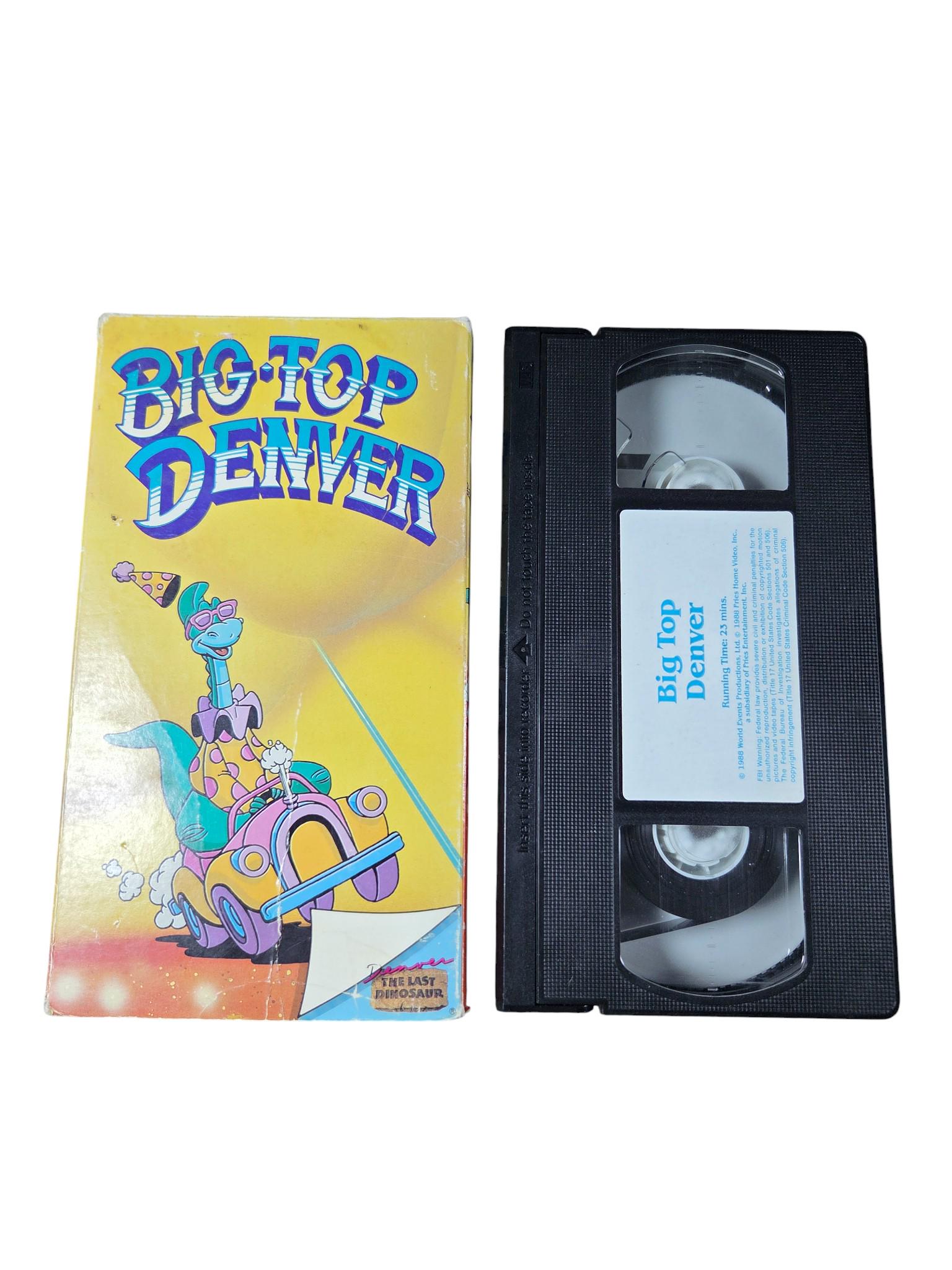 Denver, Last Dinosaur - Big Top Denver VHS 1988 Fries Home Video