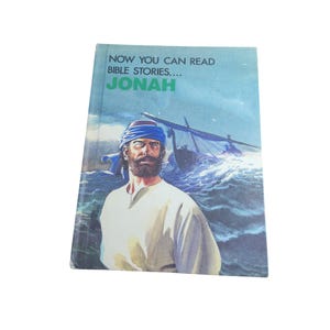 Now You Can Read Bible Stories Jonah Hardcover Picture Book Vintage P2093