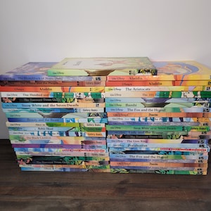 DISNEY GALLERY TWIN and Mouseworks Books Build A Book Lot Collection Choose Titles  Childrens Hardcover Picture Books 90s