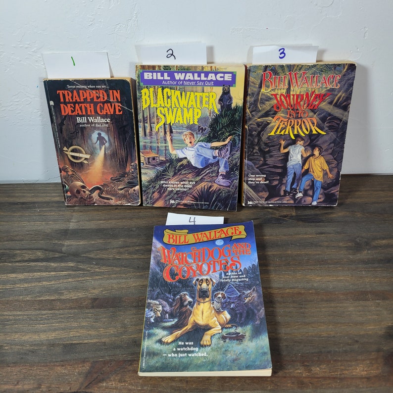 BILL WALLACE Build a Book Lot Choose Titles Paperback Books Vintage ...
