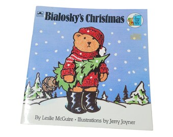 Bialosky's Christmas by Leslie McGuire Illustrated by Jerry Joyner Golden Books Vintage P1289