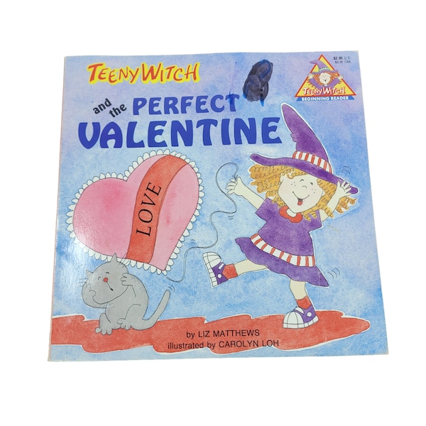 Teeny Witch And the Perfect Valentine by Liz Matthews Vintage Paperback Book 90s P1203