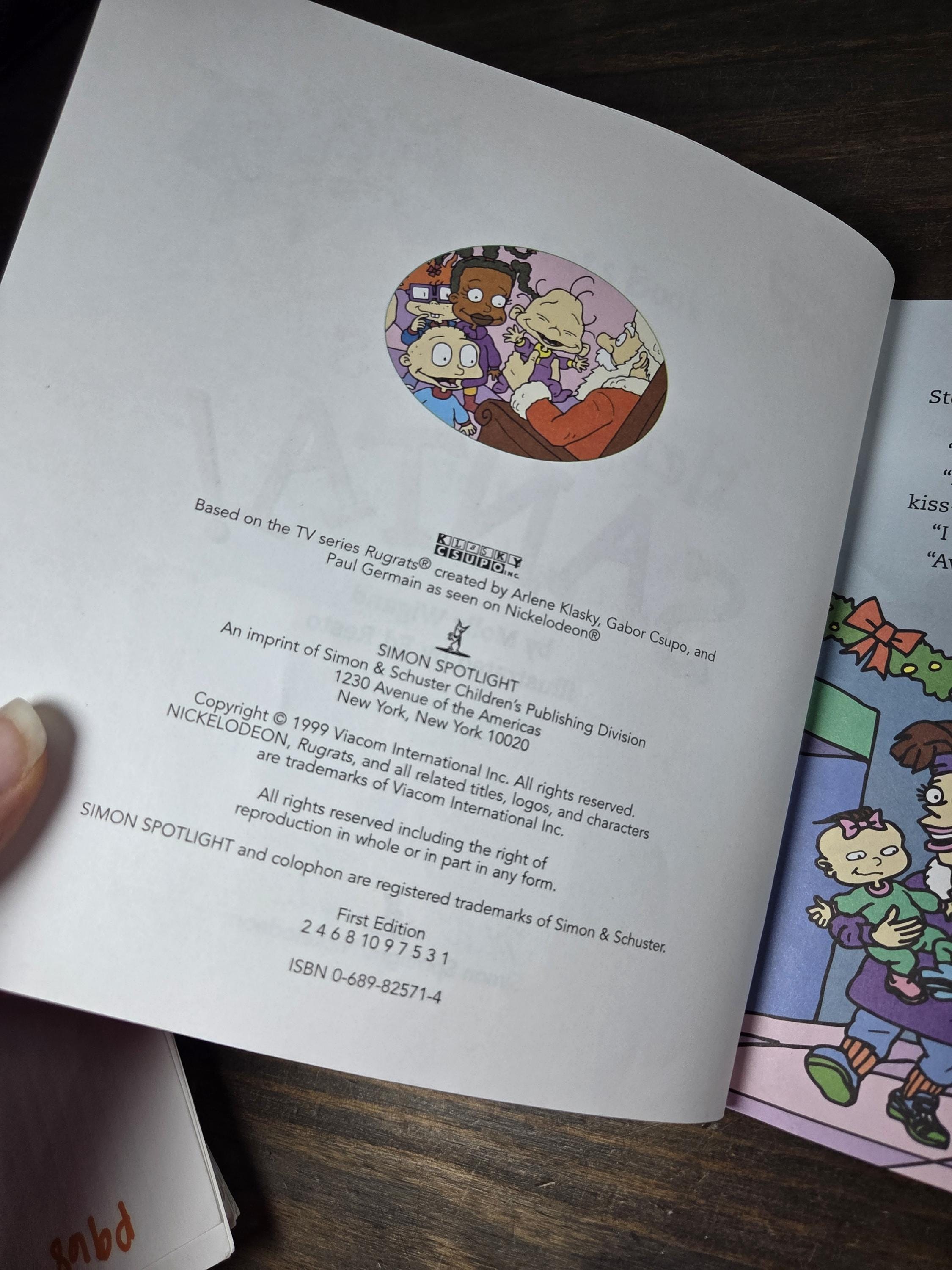 Rugrats Here Comes Santa Series Paperback 90s Nickelodeon Cartoon P2410 ...