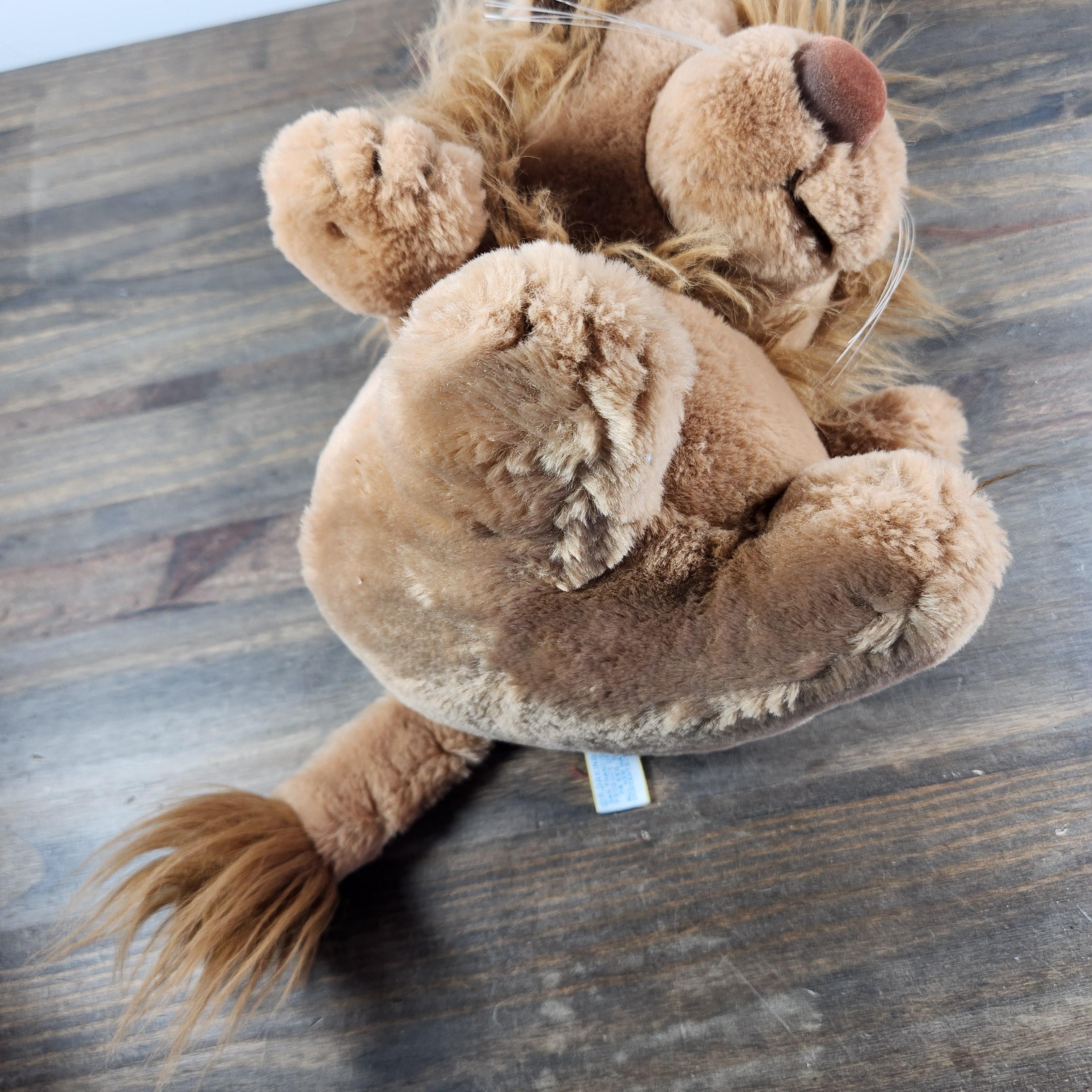 LUDICROUS LION Plush Stuffed Animal 7” Toy Dakin Vintage 1982 B1