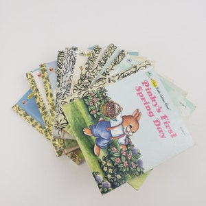 FIRST LITTLE GOLDEN Books Build a Book Lot - Choose Titles Small Size Mini Vintage Various Years 5.5&quot; x 5.75&quot;