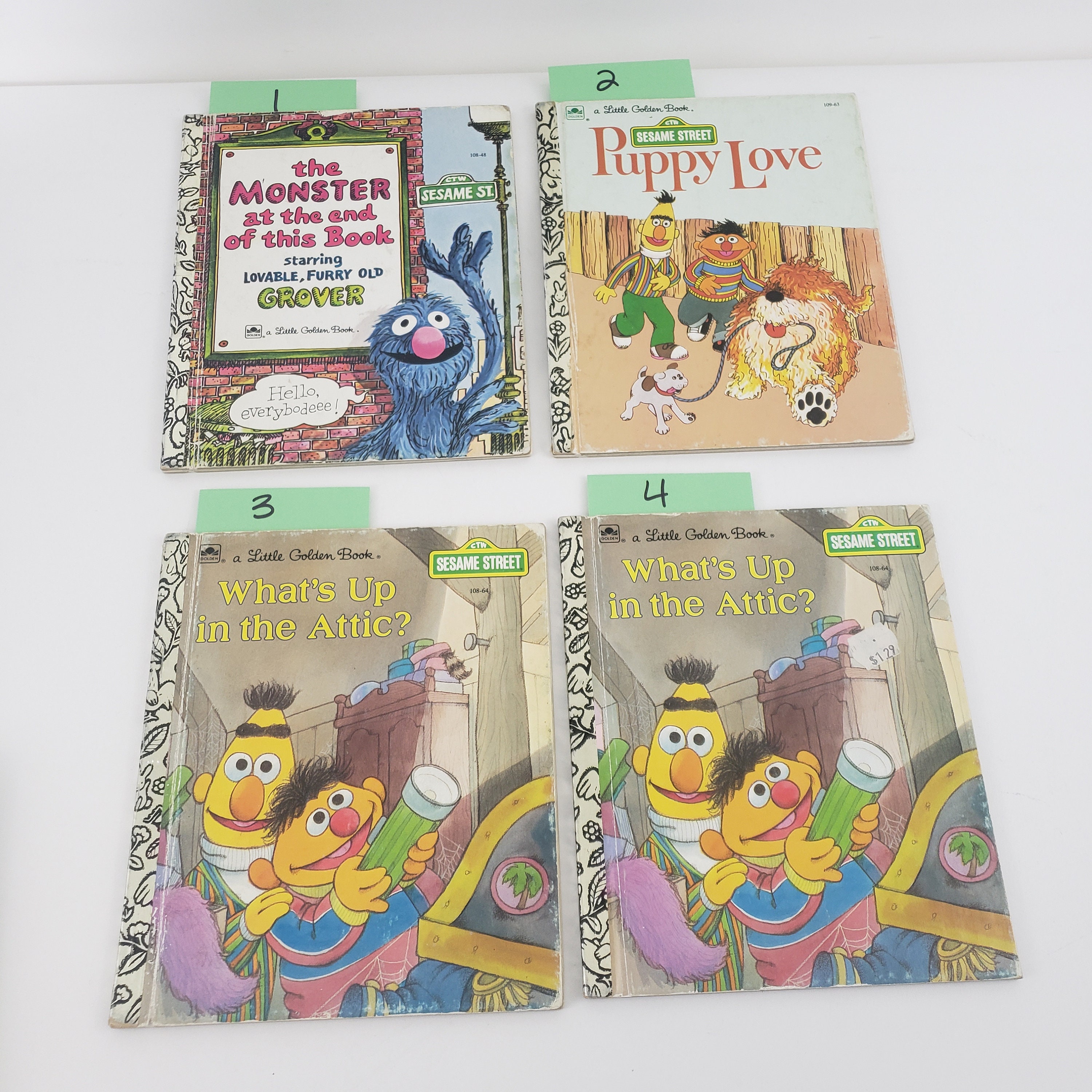 CHOOSE ONE Sesame Street Themed Little Golden Books Vintage | Etsy