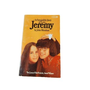 Jeremy di John Minahan PB Brossura 1973 Vintage Una storia d'amore irresistibile 4909