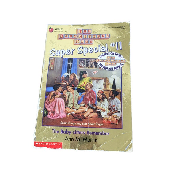 Babysitters Club by Ann M Martin Super Special Chapter Books 11 The Baby-sitter's Remember 1989 2875